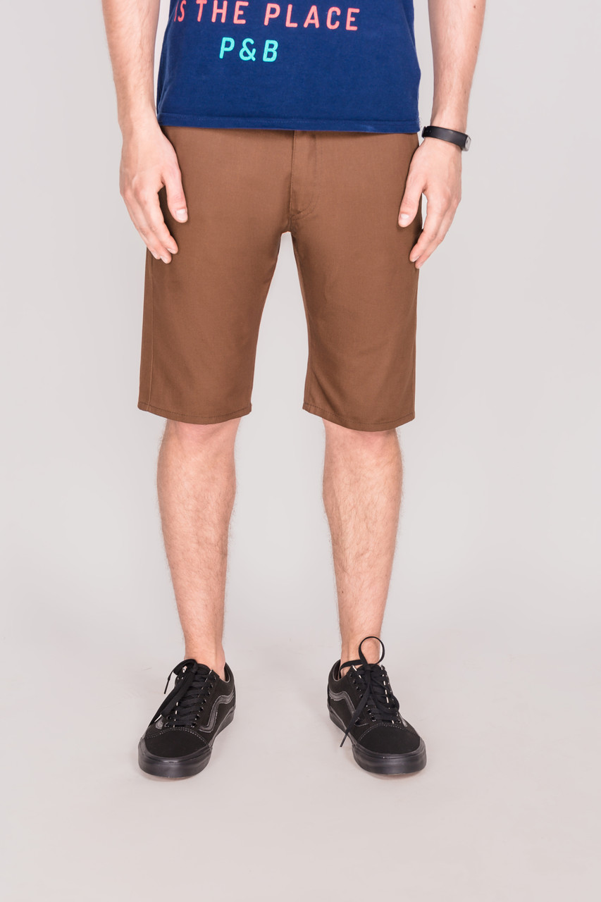 Чоловічі шорти чінос Outfits - Сlassic brown коричневі (чоловічі шорти)