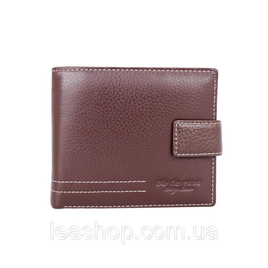 Портмоне коричневое с визитницей, фото 1