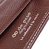 Портмоне коричневое с визитницей, фото 5