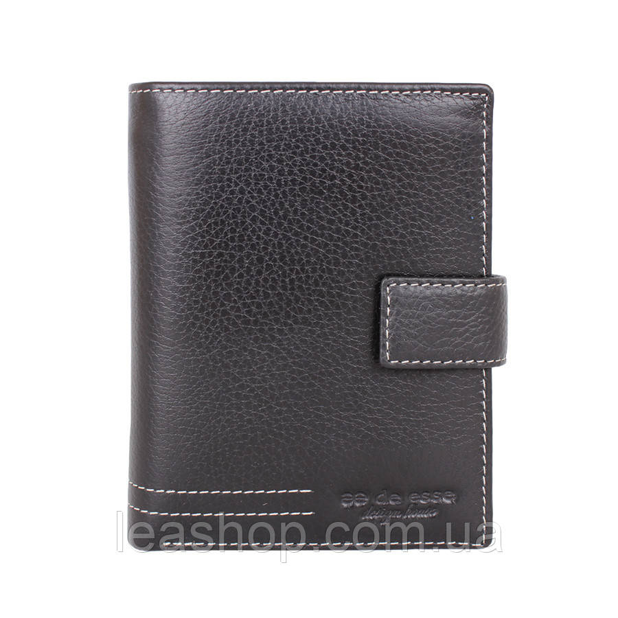 Шкіряне портмоне чорне, фото 1