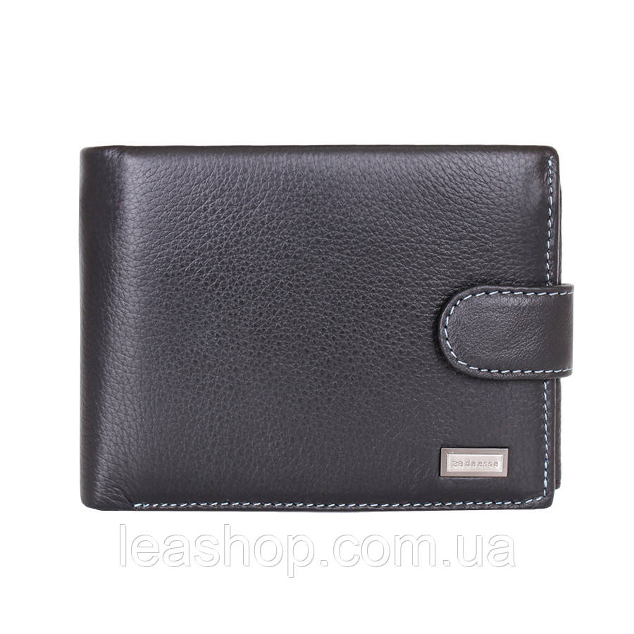 Портмоне чорне з безліччю відділень, фото 1