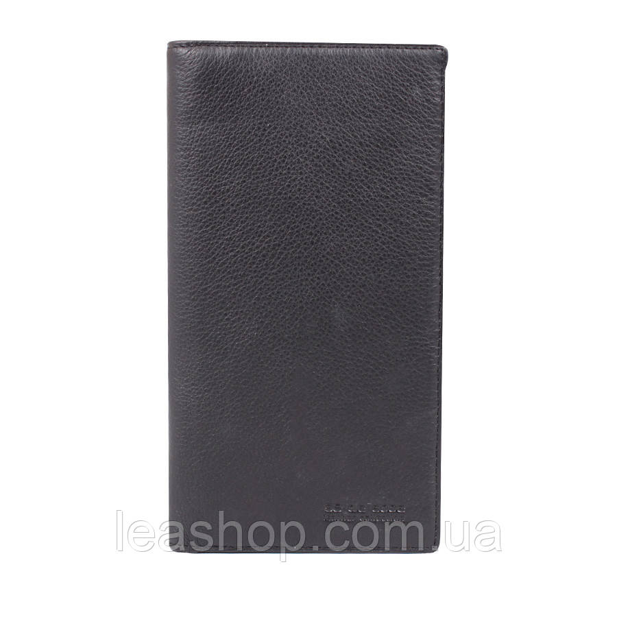Портмоне чорне плоске, фото 1