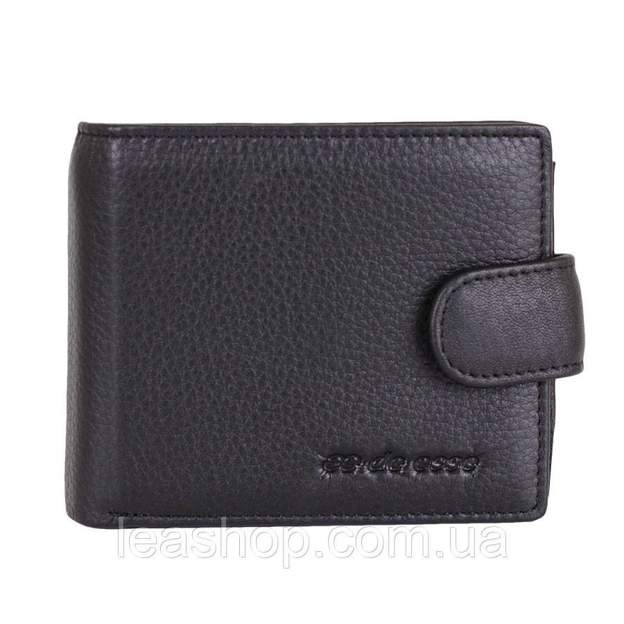 Портмоне чорне на два відділення, фото 1
