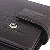 Портмоне чорне з монетницею на кнопці, фото 5