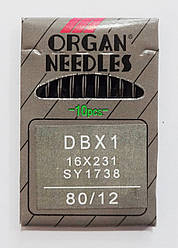 Голки для промислових машин DВx1 No80/12 Organ Needles (10 шт.)