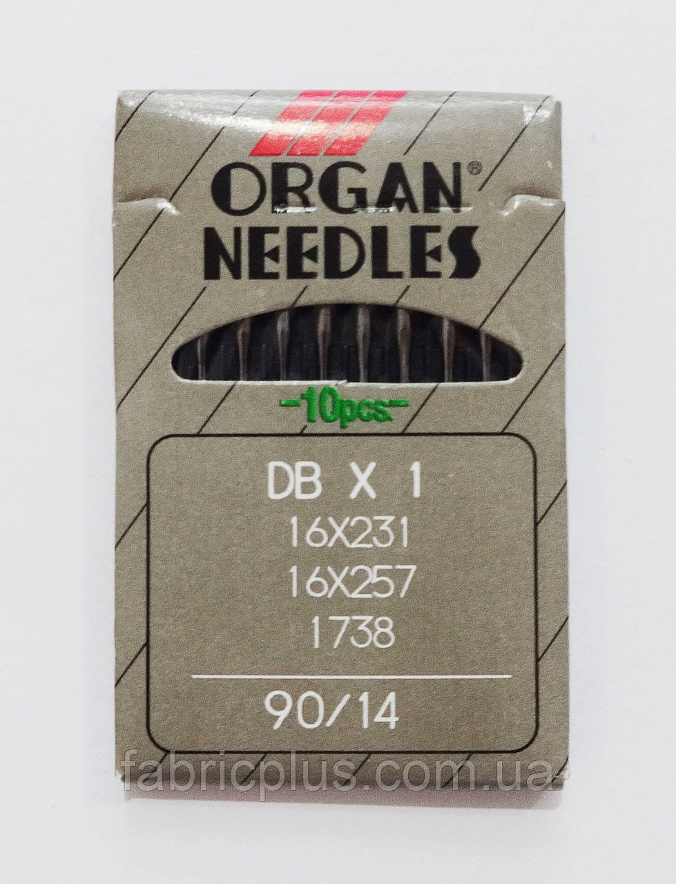 Голки для промислових машин DВx1 No90/14 Organ Needles (10 шт.)