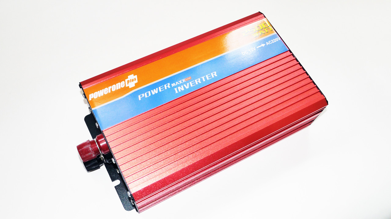 Перетворювач авто інвертор з Функцією плавного пуску 12V-220V 2500 Вт з USB