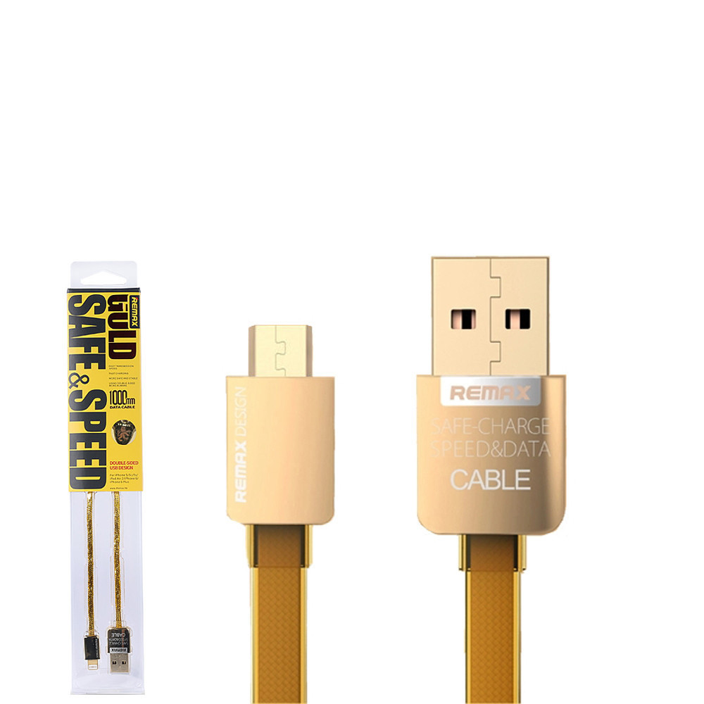 USB кабель Remax Golden RC-016m MicroUSB 1m