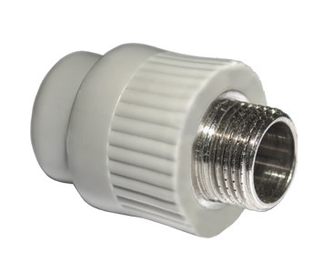 Муфта 25х3/4" РН поліпропіленова (Україна) сталь, фото 1