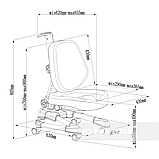 Підліткове крісло для дому FunDesk Buono Blue, фото 5