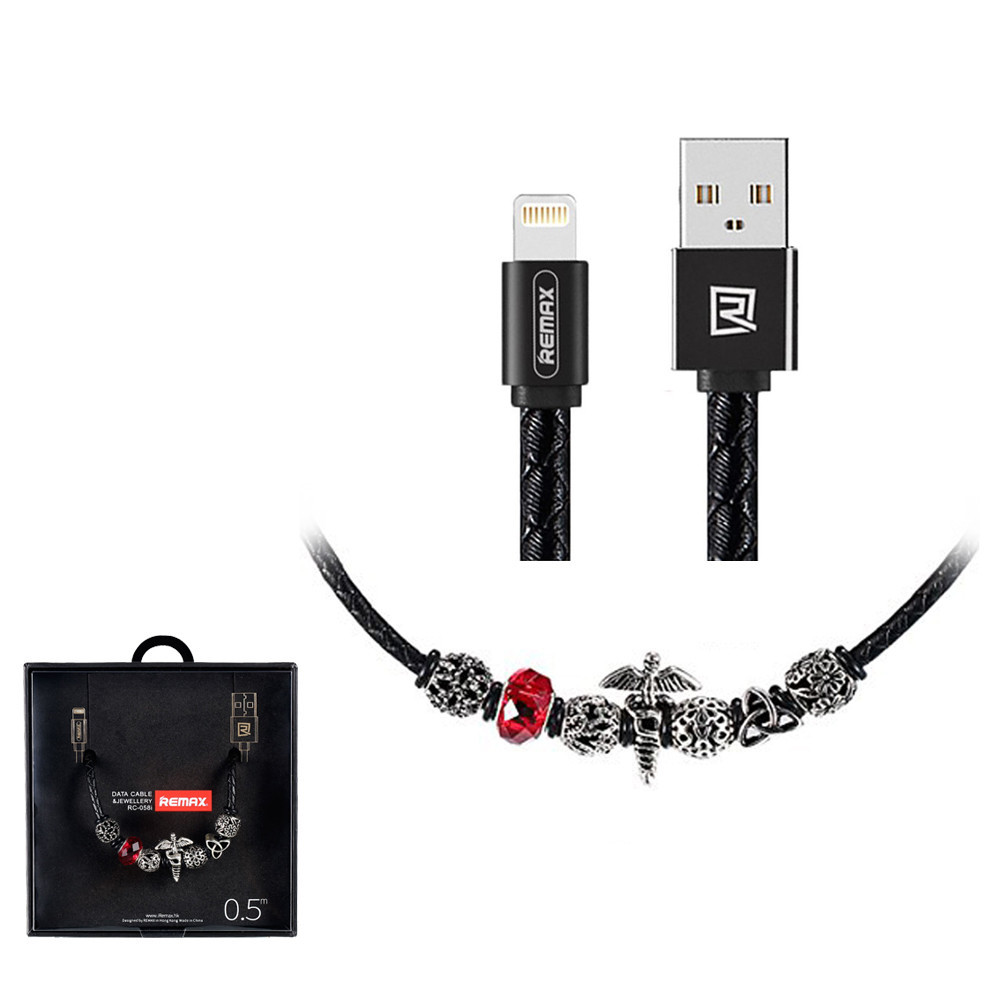 USB-кабель-прикраса Remax Jewellery RC-058i Lightning