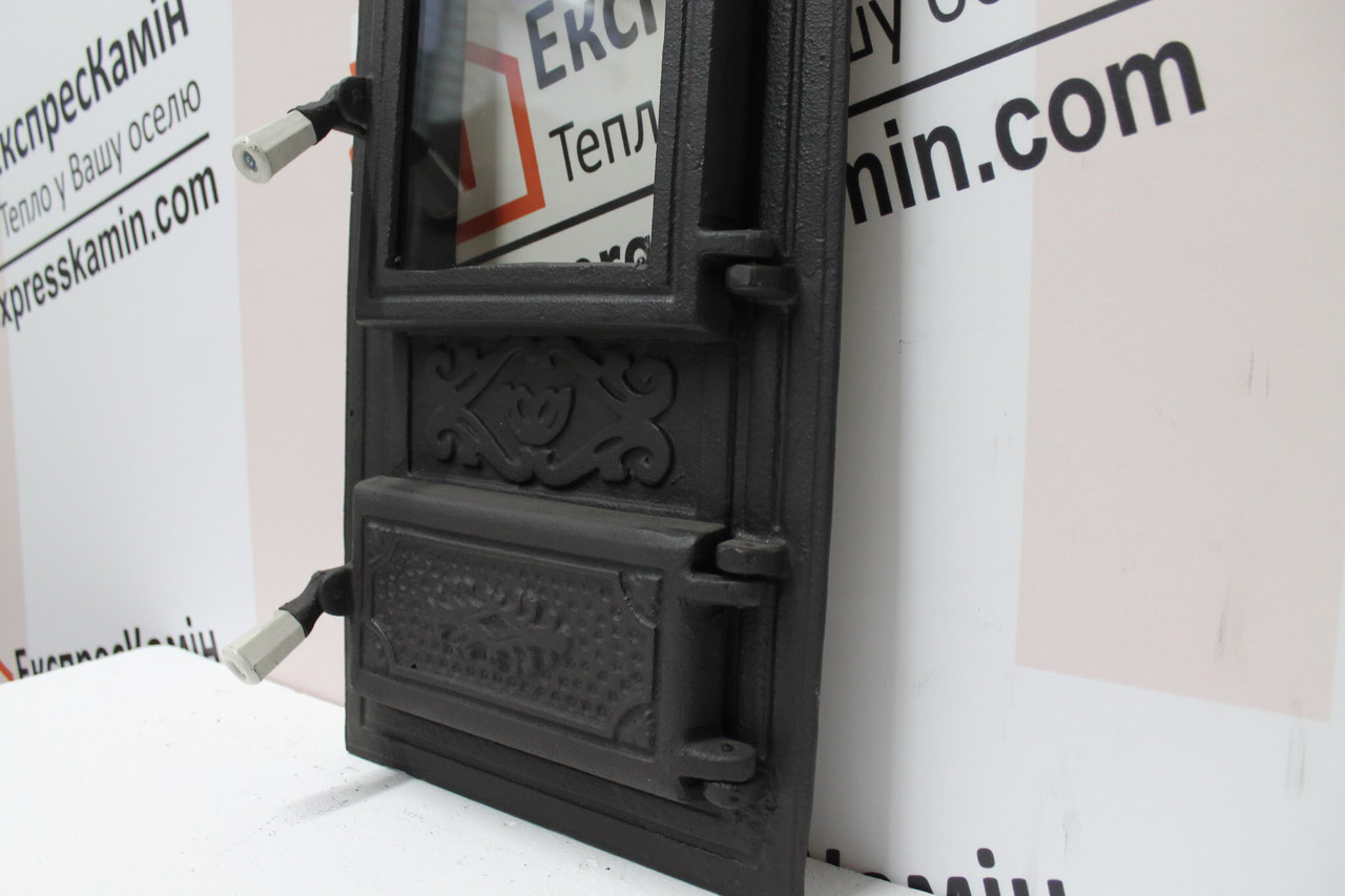 Дверцы печные со стеклом «MORGAN» 310х510. Дверцы для печи кухни ...