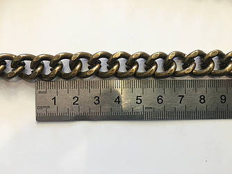 Ланцюжок сталевий антик 3 х 14.6 х 12.5 мм.