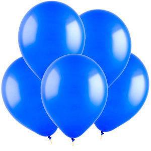 Повітряні кульки 5" (13 см) (Поштучно). без малюнків - Синій