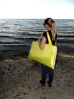 Пляжная сумка " Трансформер " желтая