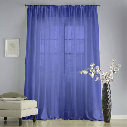 Тюль Вуаль Синій 300х270см "Декор Текстиль" (Арт.25036), фото 2