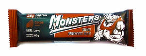 Протеїнові батончики Monsters High Protein Bar какао 20х80 g