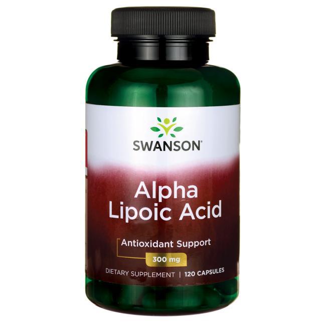 Альфа-ліпоєва кислота, 300 мг 120 капсул / Alpha Lipoic Acid, Swanson, USA