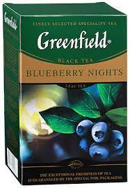 Чай чорний Blueberry Nights Greenfield, 100 г