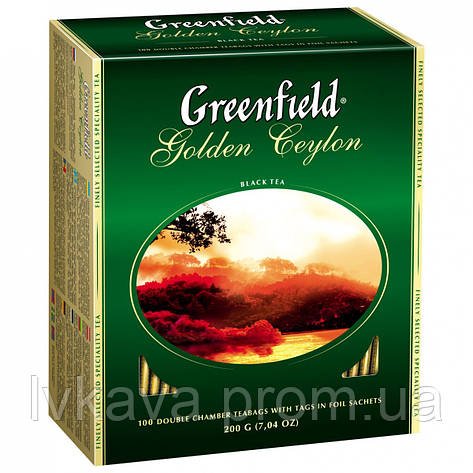 Чай чорний Golden Ceylon Greenfield, 100 г, фото 2