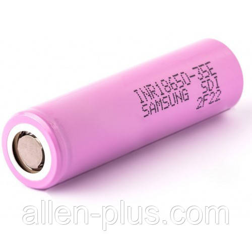 Акумулятор высокотоковый Samsung INR18650-35E 3500mAh (min 3350mAh) (струм 8А/13A) (Оригінал)