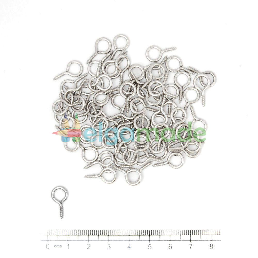 Гачок-саморіз металевий, 16х8 мм, 1 шт, фото 1