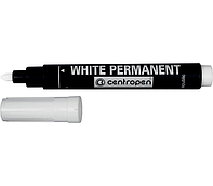 Маркер перманентний білий Centropen White 8586