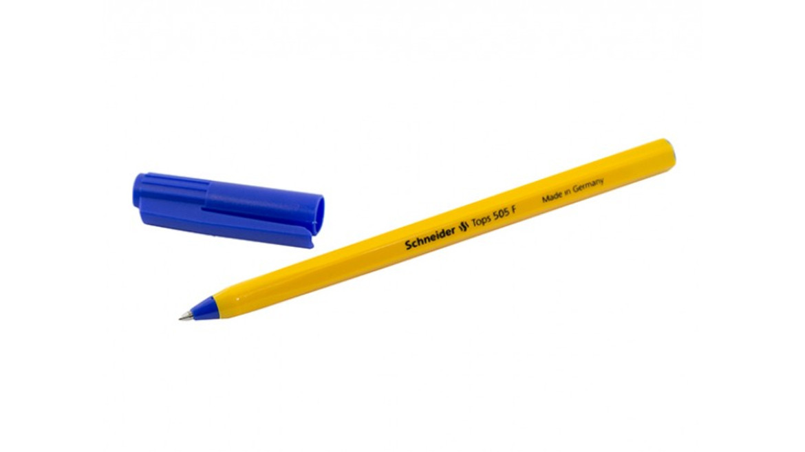 Ручка шариковая Schneider TOPS 505 F, синяя S150503 - фото 1 - id-p332861439