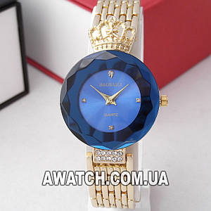 Жіночий кварцовий наручний годинник Baosaili 9188 / Баосаїлі на металевому браслеті золотистого кольору.