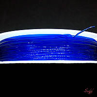 Эластичная леска 0,6 мм разноцветная для плетения браслетов для рукоделия цвет синий