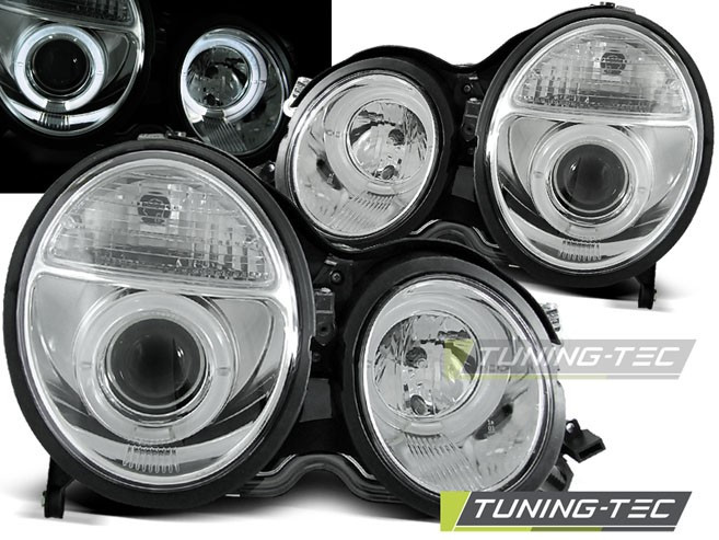 Передні фари Mercedes W210 (99-01) тюнінг Led оптика