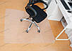 Килим захисний під крісло 0,5 мм 100х140 см перламутр закруглені кути, фото 9