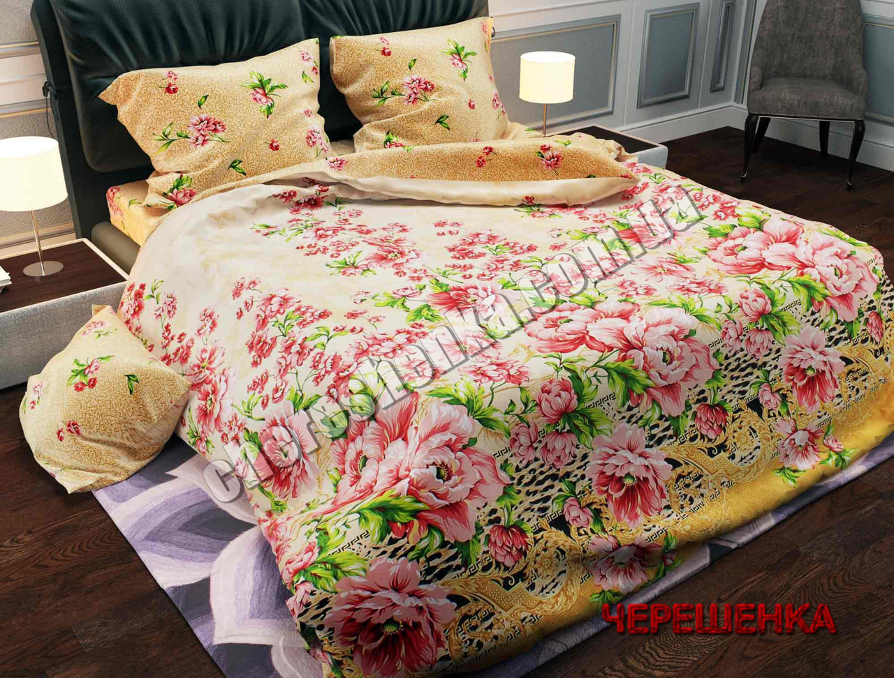 Тканина для постільної білизни Бязь "Gold" Lux GL714 (A+B) - (50м+50м)