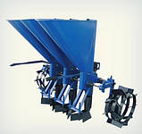 Часникова шажалка "Преміум" 3-рядна (для мотоблока та мототрактора, ложки збільшені Ø34), фото 2