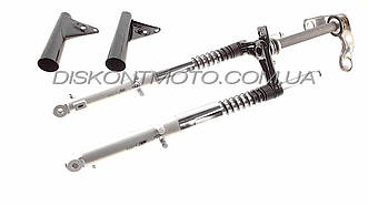 Пір'я вилки на мопед DELTA (гідравлічні, шток Ø25 мм) KOMATCU