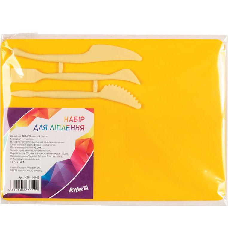 Набір для ліпки Kite дощечка + 3 стек K17-1140-08, фото 1