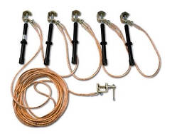 Переносні заземлення ЗПЛ (1, 10М, 35М-1, 35М-3, 110М-1) для повітряних ліній Київ