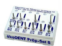 Набір №8 Препарування зубів під композитні та керамічні коронки на металевій основі, фото 1