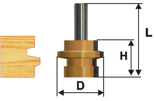 Фреза комбінована універсальна ф31.8х26, хв.12мм (арт.10614)
