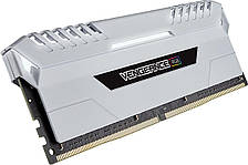 Память Corsair VENGEANCE RGB 32GB (2 x 16GB) DDR4 DRAM 3200MHz C16 Memory Kit — White (CMD32GX4M2C3466C16W)