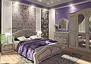 Ліжко з ДСП/МДФ в спальню Альба 160*200 Німан, фото 6