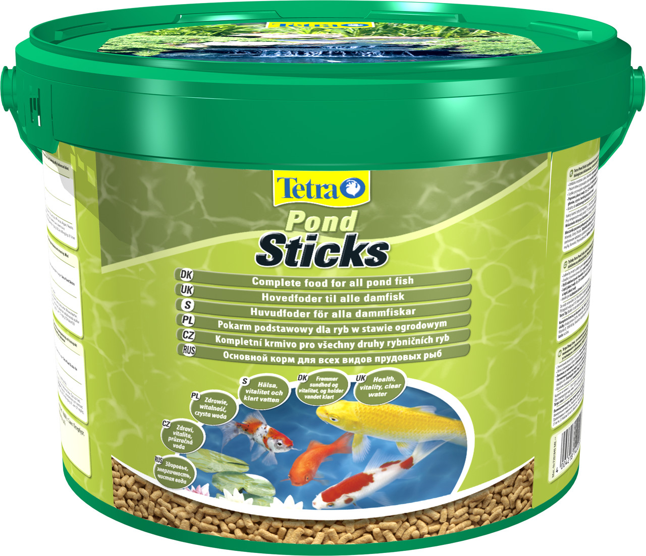 Tetra Pond Sticks 10 л основний корм для всіх трудових риб