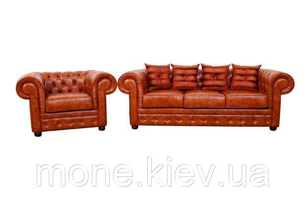 Комплект "Честер" диван и кресло - фото 3 - id-p719134117