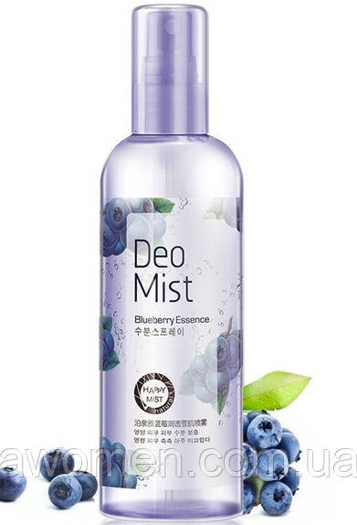 Зволожувальний міст для обличчя «BIOAQUA» DEO MIST з чорницею 270 мл