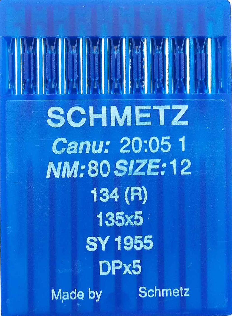 Голки Schmetz DPx5 №80 для промислових швейних машин