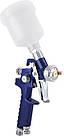 Пневмопістолет лакофарбовий із верхнім баком, mini, HVLP, 1,0 мм. Якісний і недорогий інструмент.