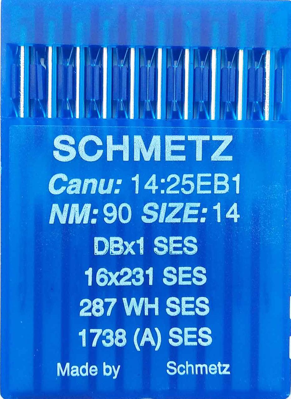 Голки Schmetz DBx1, SES №90 для промислових швейних машин