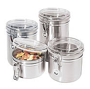 Набір банок контейнерів для зберігання їжі Home Essentials 4pcs, фото 2
