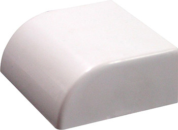 Заглушка 20.10 для короба 20х10мм, біла, ПВХ