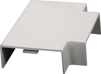 Т-сполучення 16x16 мм для кабель-каналу, білий ПВХ, 12 міс. гарантії, фото 1